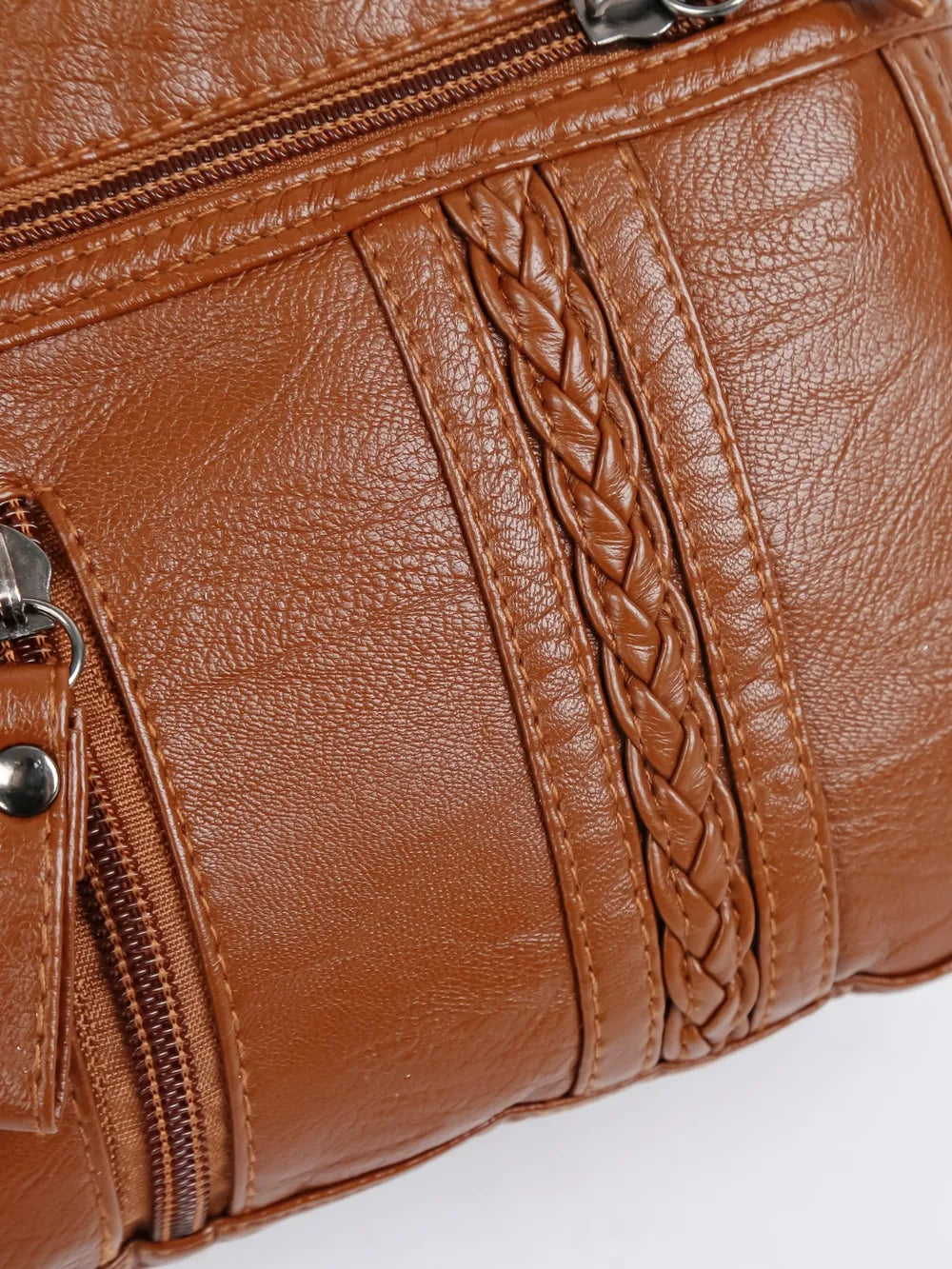 Sac porté épaule en cuir à bandoulière réglable