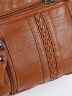 Leather Adjustable Strap Shoulder Bag