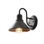 Ray Vintage Cone-Shaped Outdoor Wall Lamp