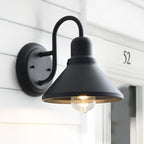 Ray Vintage Cone-Shaped Outdoor Wall Lamp