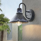 Ray Vintage Cone-Shaped Outdoor Wall Lamp