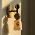 Antique brass & White