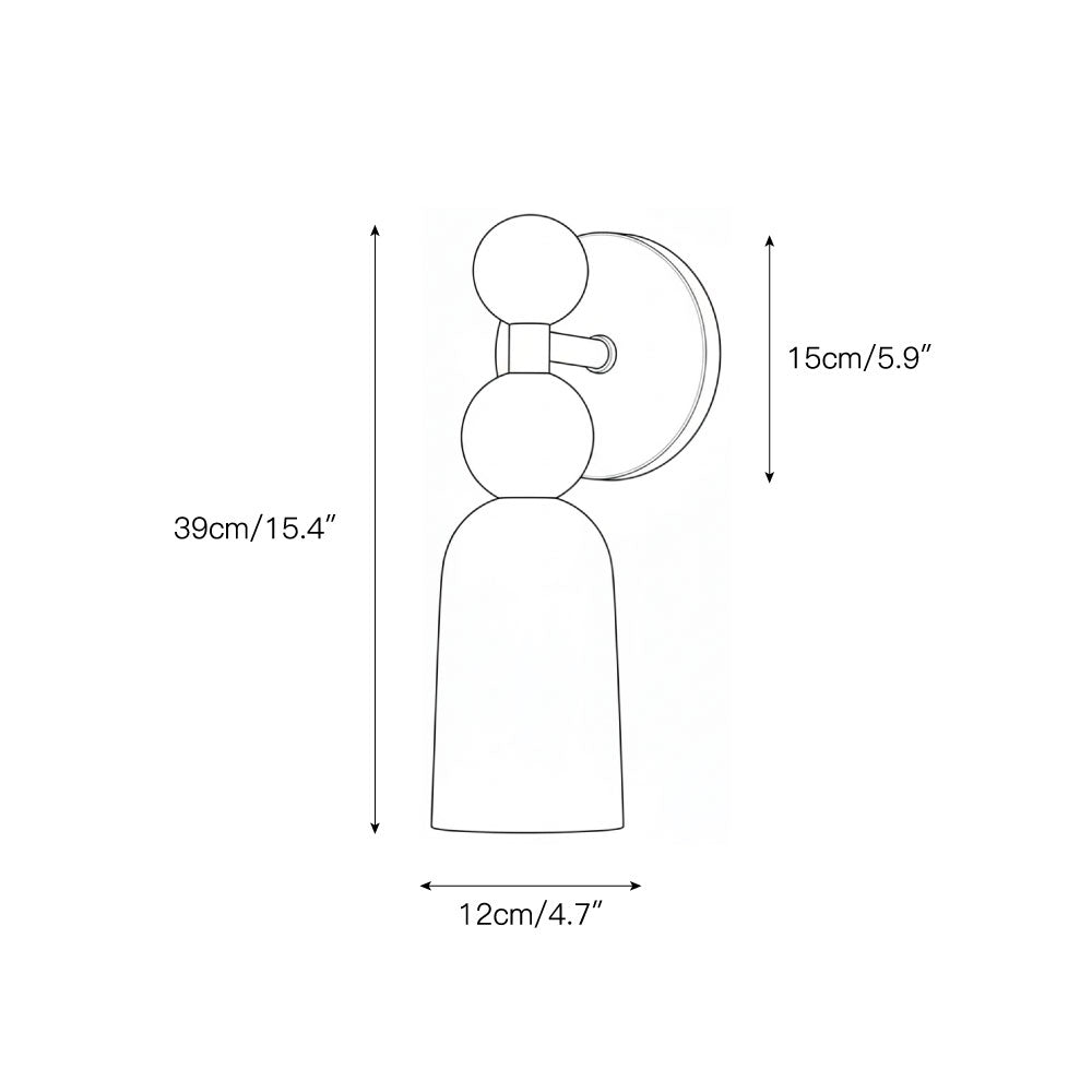 Flume Alabaster Wall Lamp Natural Stone LED Elongated Form Bedroom Living Room — 3 Size Options