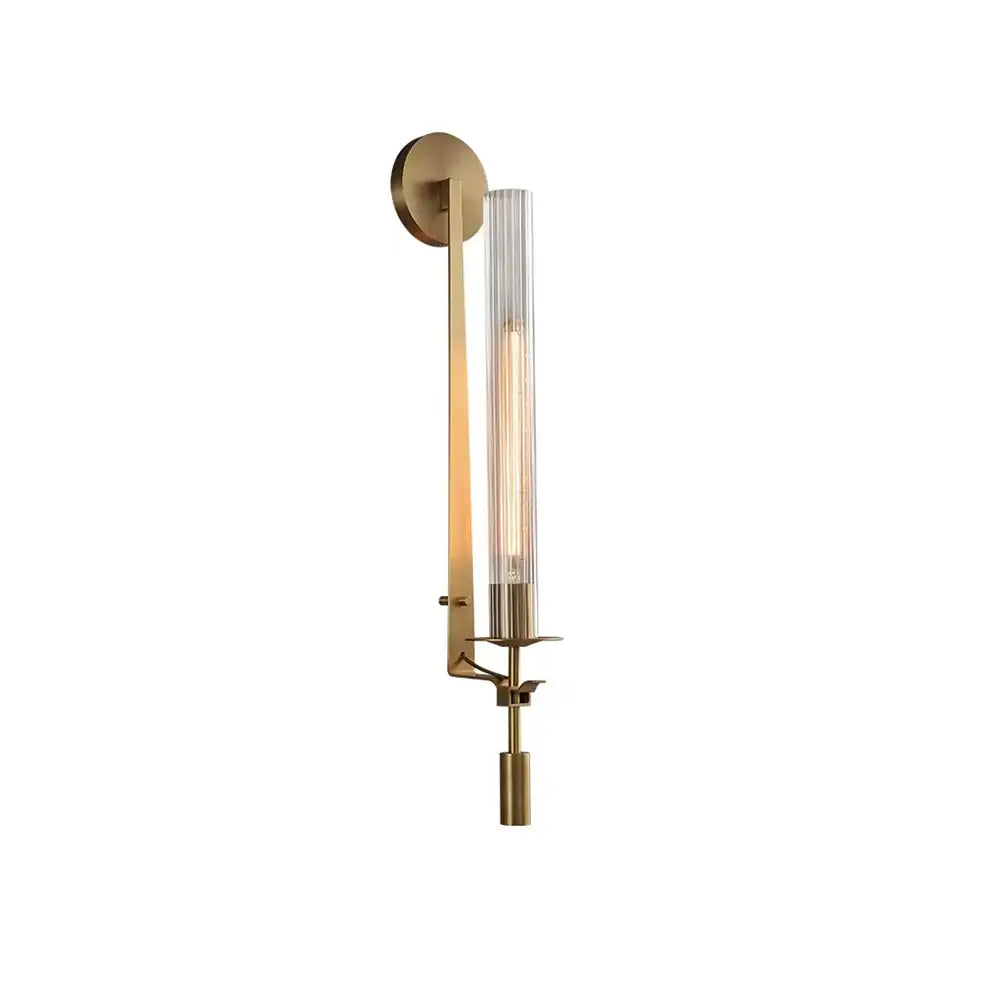 Lucian Farmhouse Indoor Wall Lamp with Glass Shade