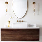 Lucian Farmhouse Indoor Wall Lamp with Glass Shade