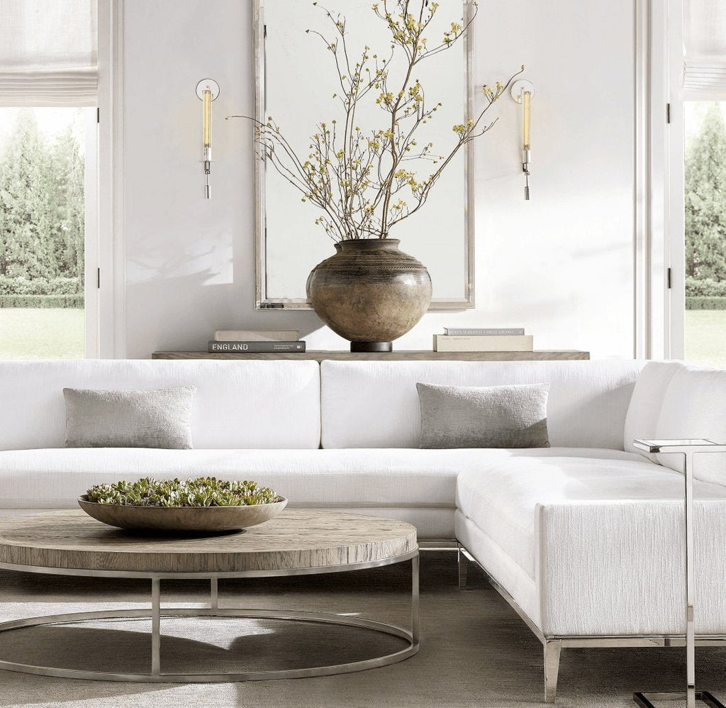 Lucian Farmhouse Indoor Wall Lamp with Glass Shade