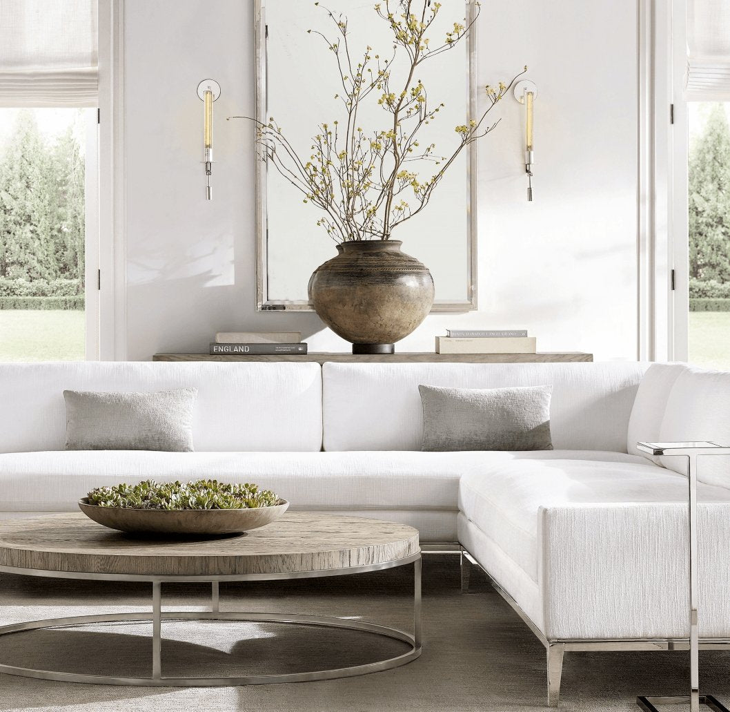 Lucian Farmhouse Indoor Wall Lamp with Glass Shade