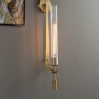 Lucian Farmhouse Indoor Wall Lamp with Glass Shade