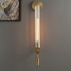Lucian Farmhouse Indoor Wall Lamp with Glass Shade