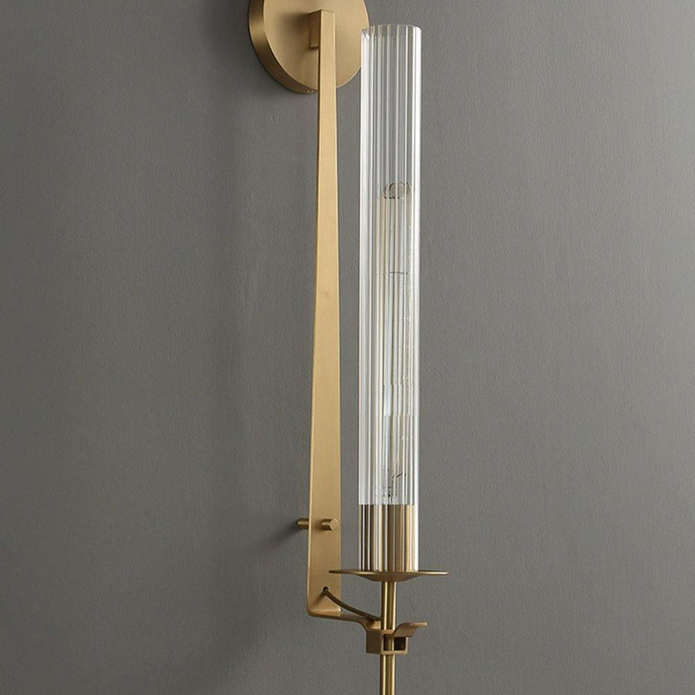 Lucian Farmhouse Indoor Wall Lamp with Glass Shade