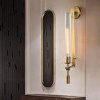 Lucian Farmhouse Indoor Wall Lamp with Glass Shade