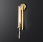 Lucian Farmhouse Indoor Wall Lamp with Glass Shade
