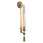 Lucian Farmhouse Indoor Wall Lamp with Glass Shade