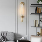 Lucian Farmhouse Indoor Wall Lamp with Glass Shade