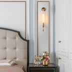 Lucian Farmhouse Indoor Wall Lamp with Glass Shade