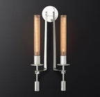 Lucian Farmhouse Indoor Wall Lamp with Glass Shade
