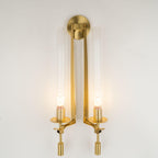 Lucian Farmhouse Indoor Wall Lamp with Glass Shade