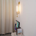 Lucian Farmhouse Indoor Wall Lamp with Glass Shade
