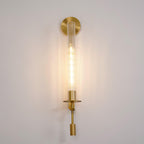 Lucian Farmhouse Indoor Wall Lamp with Glass Shade