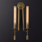 Lucian Farmhouse Indoor Wall Lamp with Glass Shade