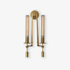 Lucian Farmhouse Indoor Wall Lamp with Glass Shade