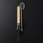 Lucian Farmhouse Indoor Wall Lamp with Glass Shade