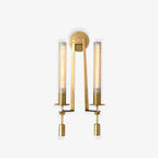 Lucian Farmhouse Indoor Wall Lamp with Glass Shade
