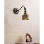 Addison Gooseneck Wall Lamp Adjustable Brass Arm LED Warm White Reading Bedroom Office
