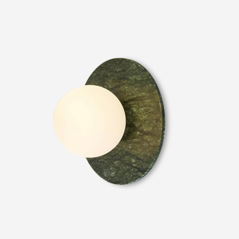 Enox Minimalist Marble Globe Wall Lamp