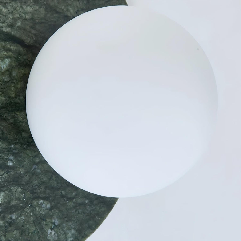 Enox Minimalist Marble Globe Wall Lamp
