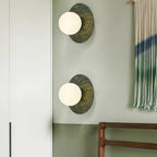 Enox Minimalist Marble Globe Wall Lamp