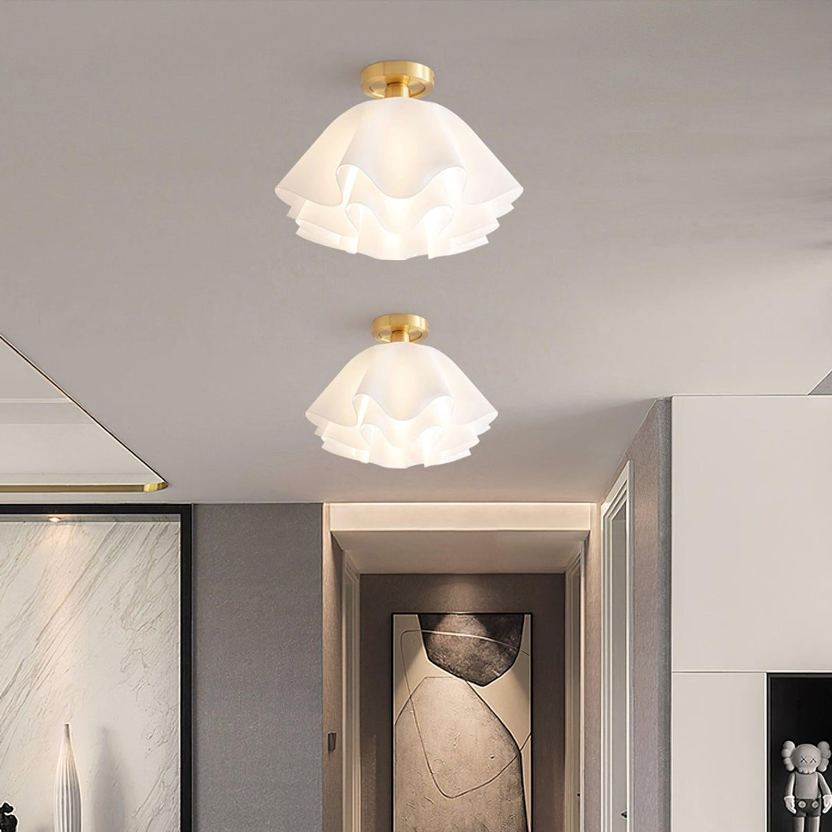 Menro Ceiling Light Flower-Shape
