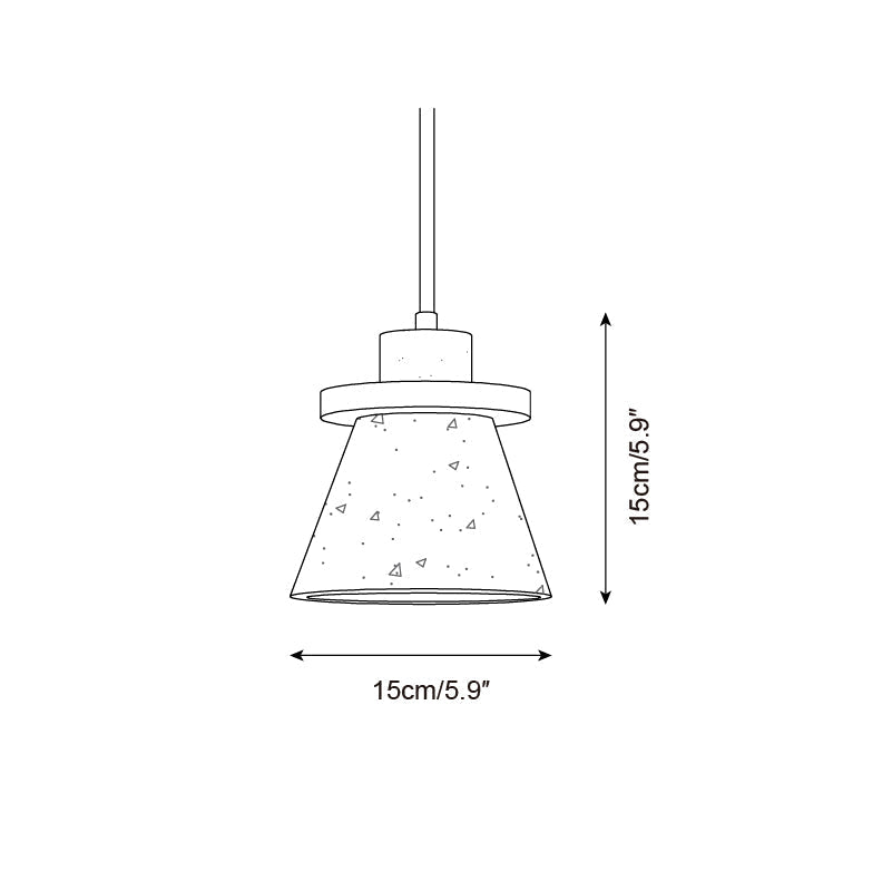 Jovia Travertine Pendant Lamp