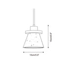 Jovia Travertine Pendant Lamp