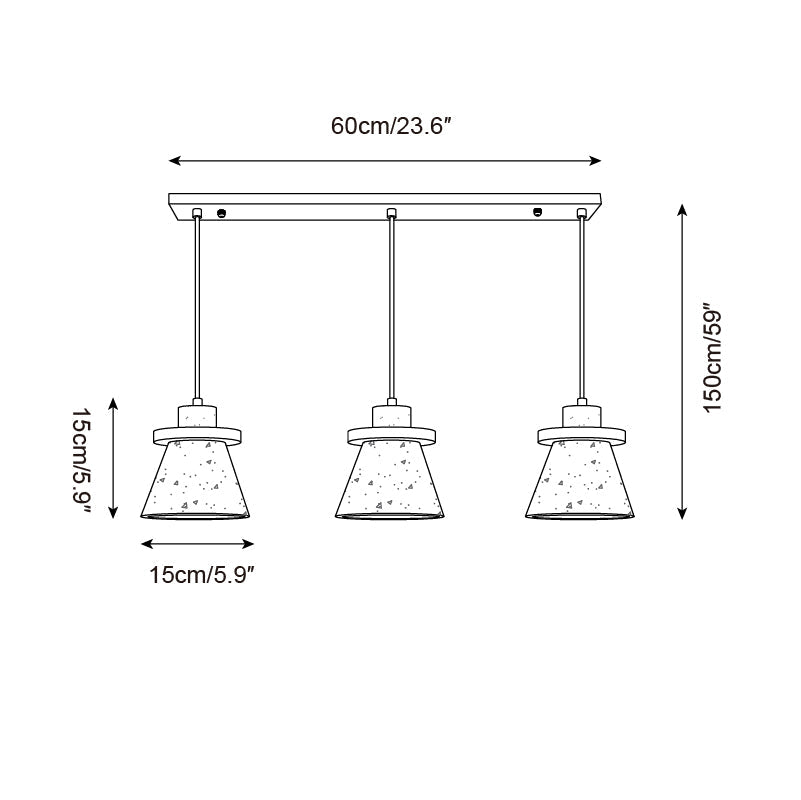 Jovia Travertine Pendant Lamp