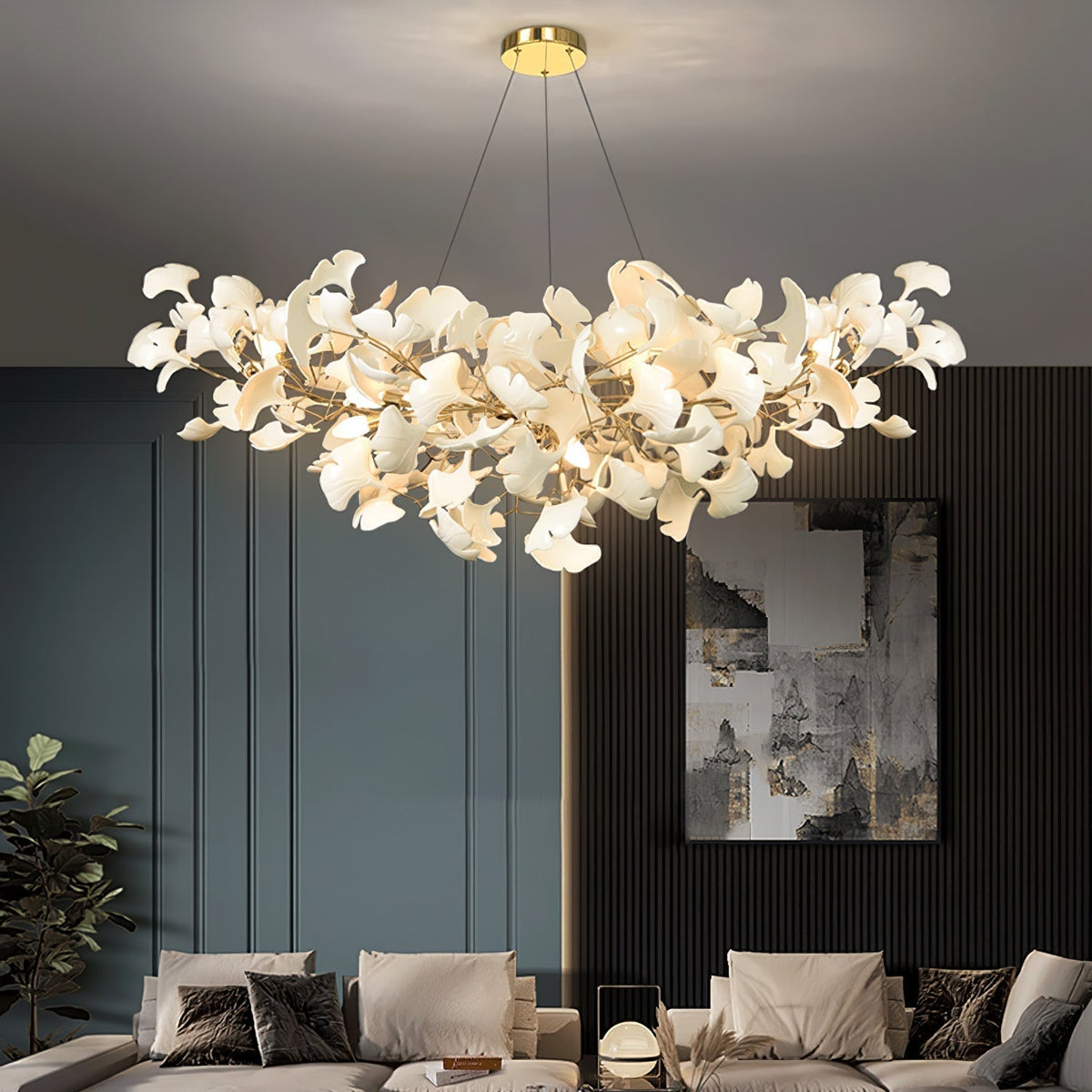 Metr Luxury Chandelier Ceramics Living Room U arc shape