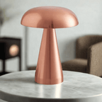 Retro Mushroom LED Table Lamp Rechargeable Touch Sensor Dimmable Bedside Night Light — 5 Colors