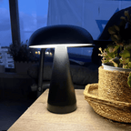Retro Mushroom LED Table Lamp Rechargeable Touch Sensor Dimmable Bedside Night Light — 5 Colors