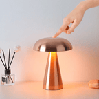 Retro Mushroom LED Table Lamp Rechargeable Touch Sensor Dimmable Bedside Night Light — 5 Colors