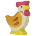Hen Standing Dark