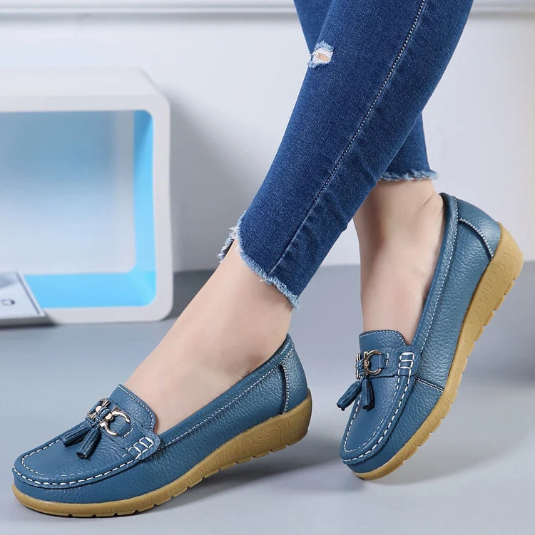 Elina |  Genuine Leather Orthopedic Loafers