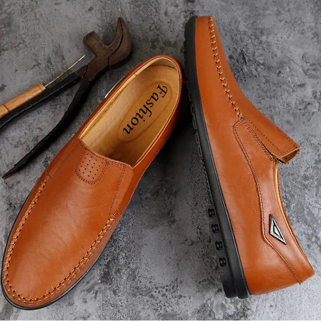 Comfortable Classic Leather Loafers for Men