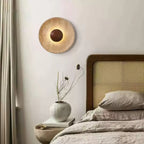 Ritta Sun Travertine Wall Light – Elegant Natural Stone Accent Lighting