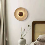 Ritta Sun Travertine Wall Light – Elegant Natural Stone Accent Lighting