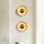 Ritta Sun Travertine Wall Light – Elegant Natural Stone Accent Lighting