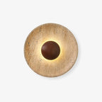 Ritta Sun Travertine Wall Light – Elegant Natural Stone Accent Lighting