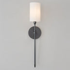 Harlem Rattan Woven Wall Lamp Warm LED Bedroom Living Room Restaurant — Natural Brown Black