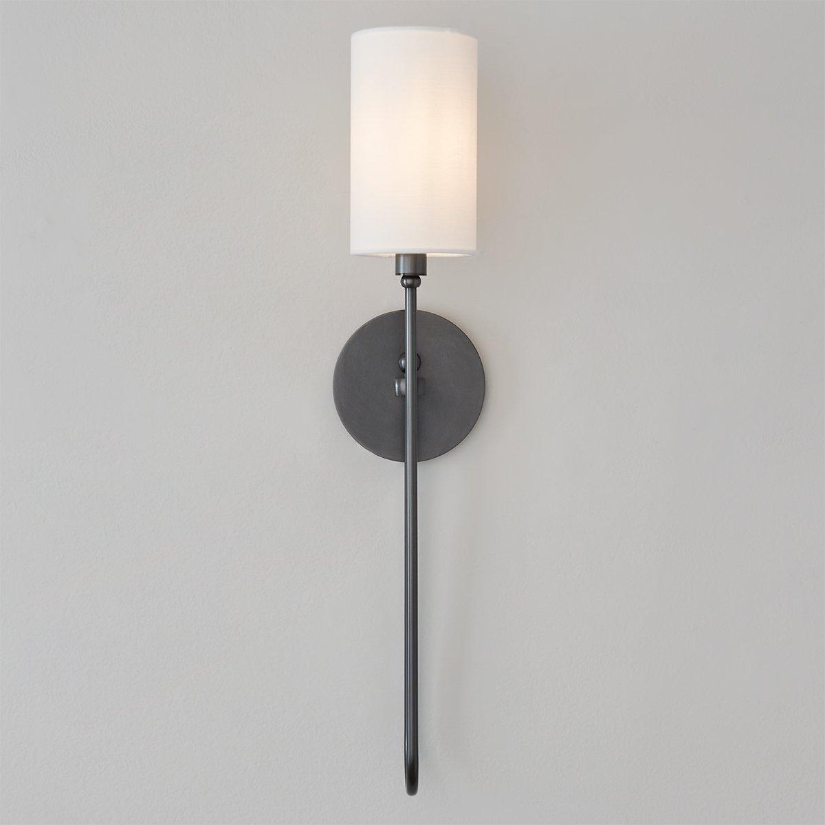 Harlem Rattan Woven Wall Lamp Warm LED Bedroom Living Room Restaurant — Natural Brown Black