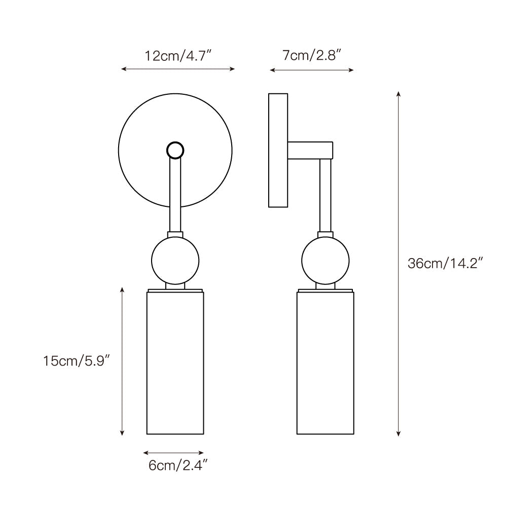 Harlin Alabaster Wall Lamp Brass Black Nickel Hallway Bedroom Bathroom — 1 to 2 Heads