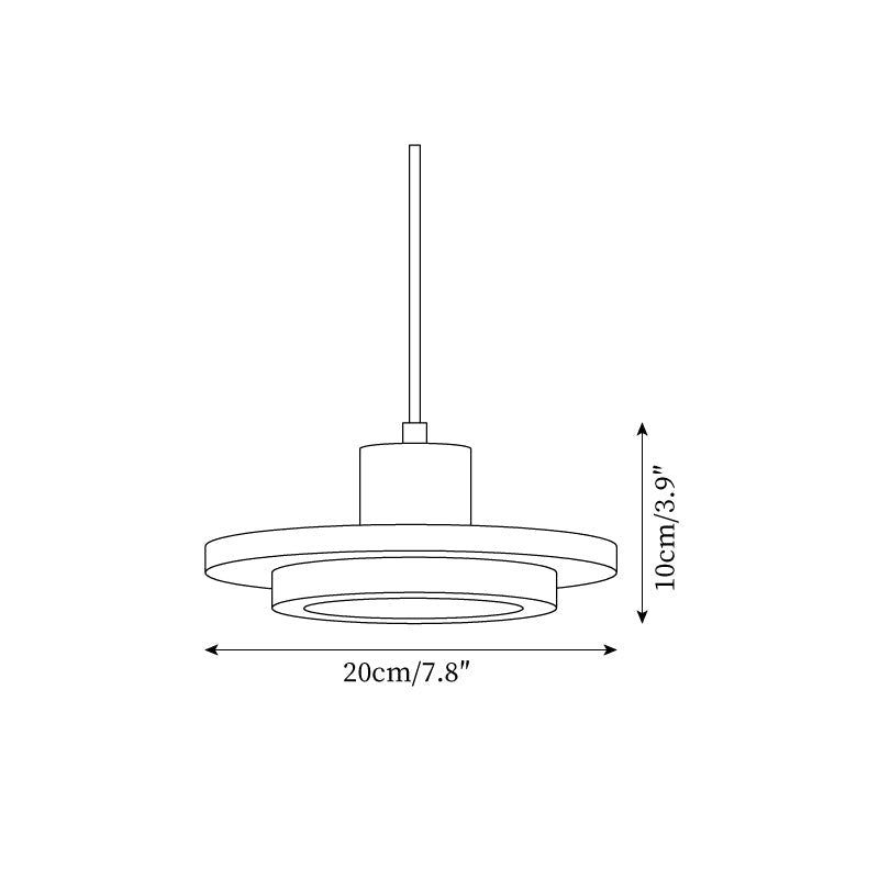 Solaro Travertine LED Pendant Light
